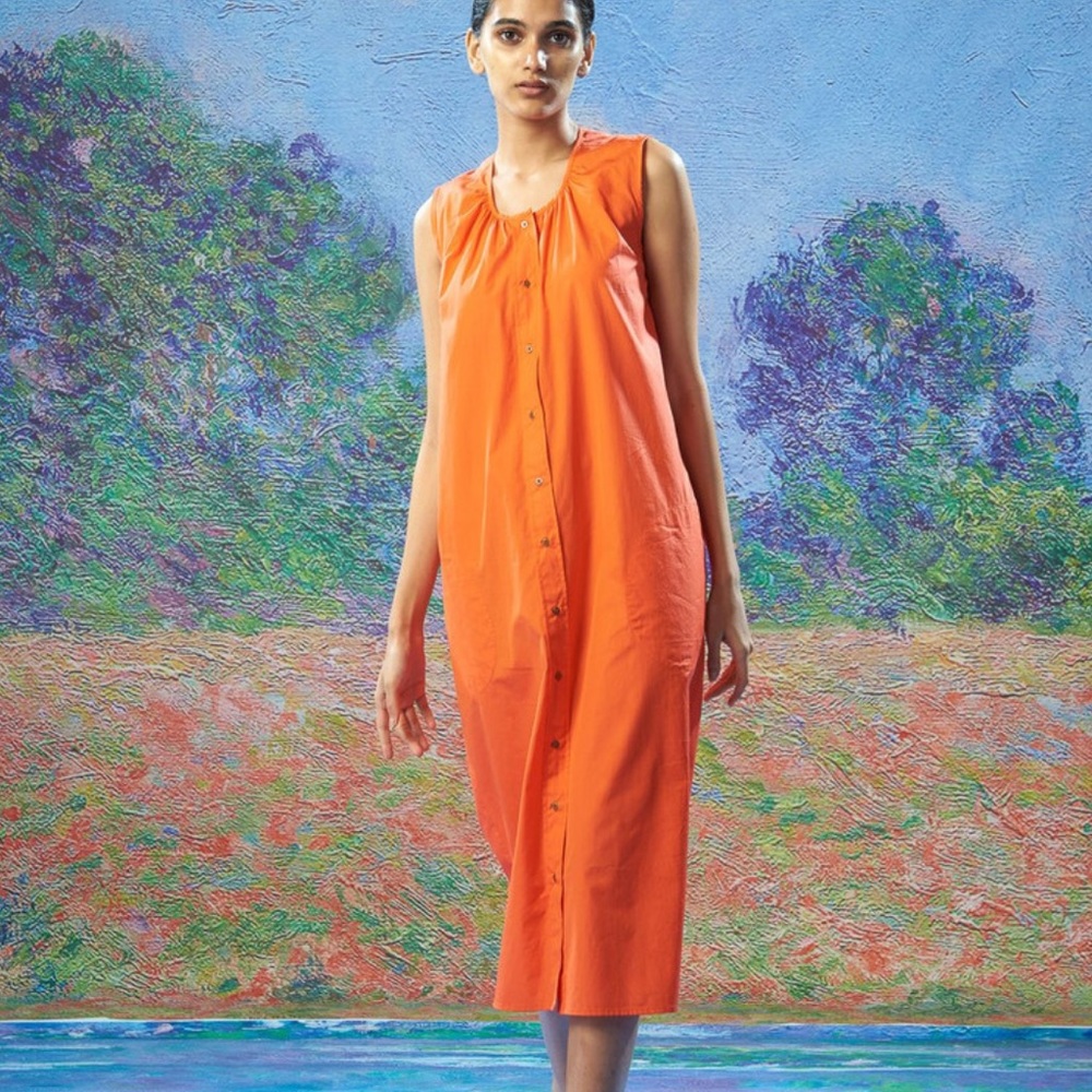 AISH Asha orange dress